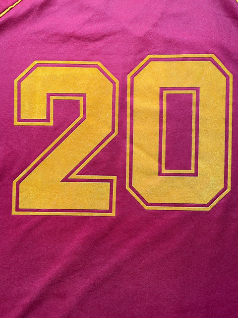 Store Shirt • Roma • 1987 • Ennerre • Home • Size L • #20 • Player Issue