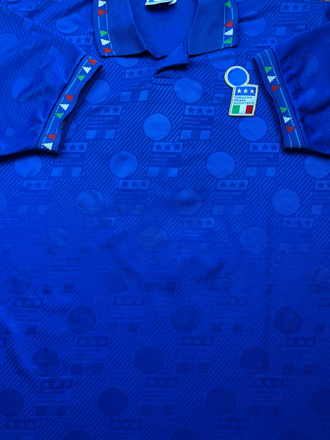 Match Shirt • National • Italia • 1994 • Diadora • Home • #5 • WC 94 • Paolo Maldini • Match Prepared