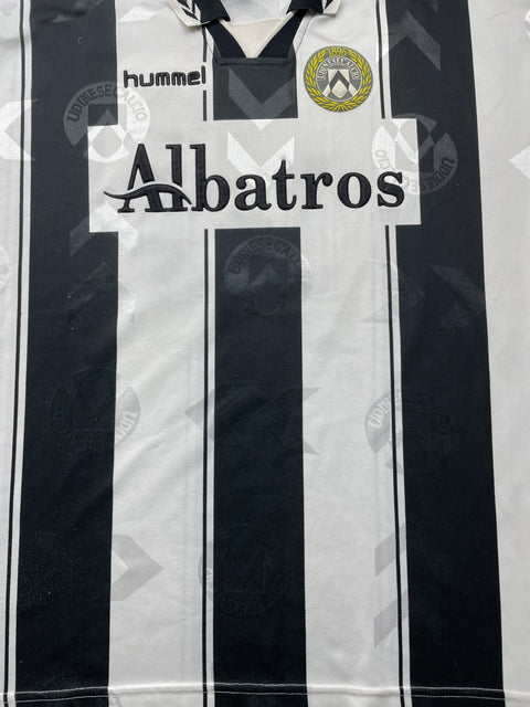 Match Shirt • Club • Udinese • 1995 • Hummel • Home • #10 • Giovanni Stroppa • Match Worn