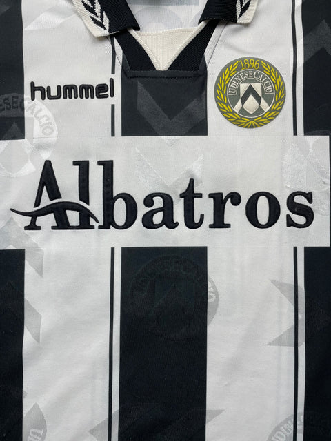 Match Shirt • Club • Udinese • 1995 • Hummel • Home • #10 • Giovanni Stroppa • Match Worn
