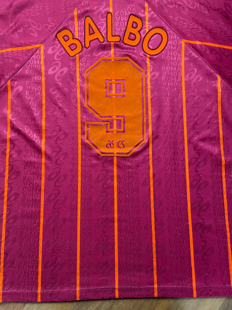 Store Shirt • Roma • 1996 • Asics • Abel Balbo • Size L