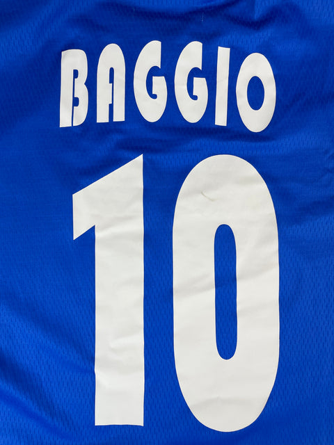 Match Shirt • Club • Brescia • 2001 • Garman • Home • #10 • Roberto Baggio • Match Worn