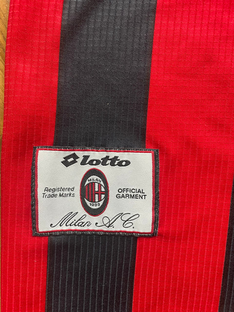 Store Shirt • AC Milan • 1997 • Lotto • Home • Paolo Maldini • Size XL