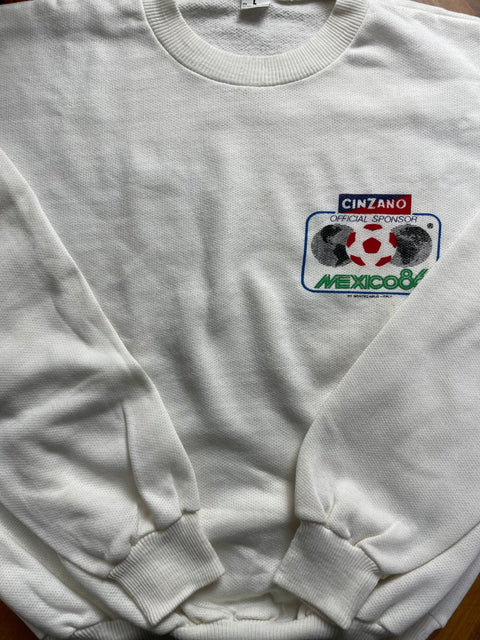 Store Top • 1986 • Mexico • Mexico 86 Official Cinzano Sweater • Size L