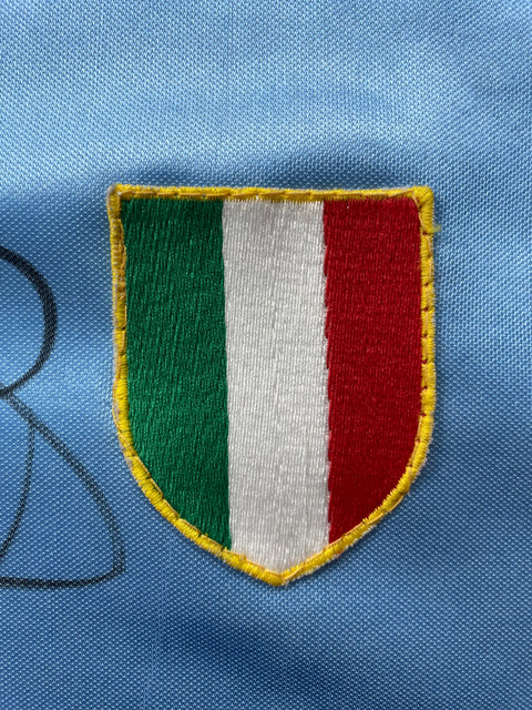Store Shirt • Napoli • 1990 • Ennerre • Home • Size L • Signed by Careca