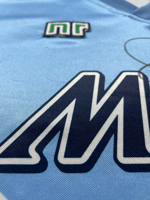 Store Shirt • Napoli • 1990 • Ennerre • Home • Size L • Signed by Careca
