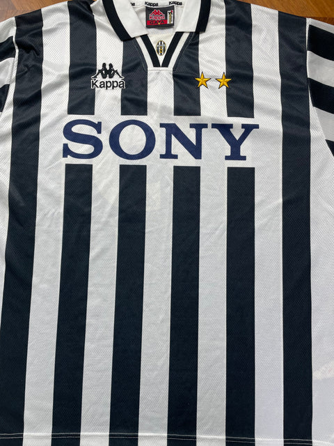 Match Shirt • Club • Juventus • 1996 • Kappa • Home • #15 • Christian Vieri • Match Worn