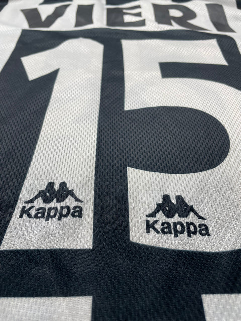 Match Shirt • Club • Juventus • 1996 • Kappa • Home • #15 • Christian Vieri • Match Worn