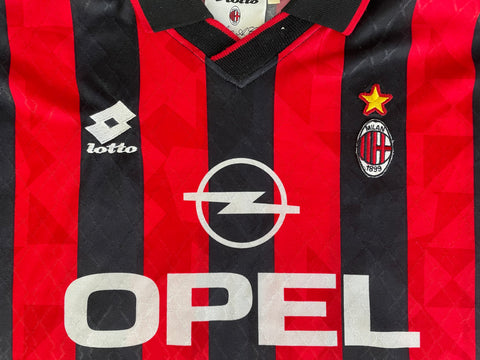 Store Shirt • AC Milan • 1995 • Lotto • Home • Roberto Baggio • Size M