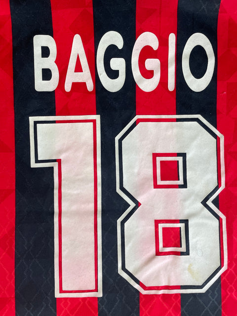 Store Shirt • AC Milan • 1995 • Lotto • Home • Roberto Baggio • Size M