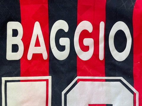 Store Shirt • AC Milan • 1995 • Lotto • Home • Roberto Baggio • Size M