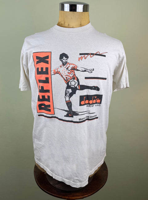 T-Shirt • 1988 • Euro 88 • Netherlands • Official Diadora Marco Van Basten T-Shirt