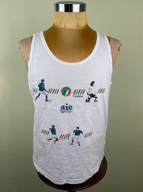 T-Shirt • 1990 • World Cup 90 • Italia • Italia 90 Garda Official Tank Top - Calcio 90