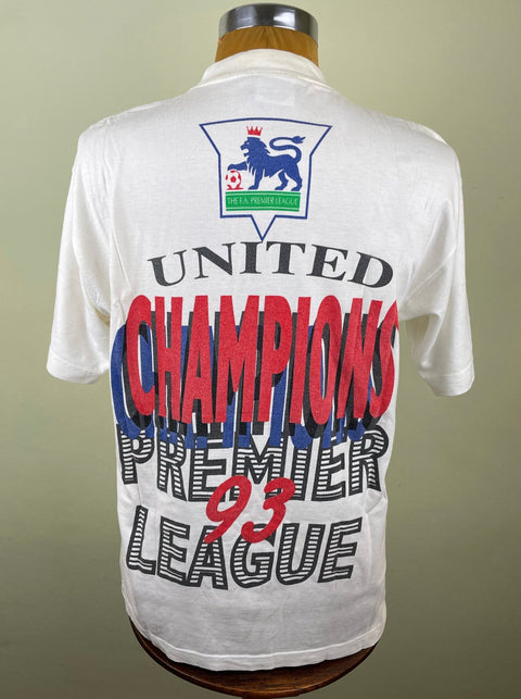 T-Shirt • 1993 • Premier League • Manchester United • Official Umbro T-Shirt - Calcio 90