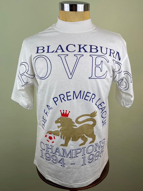 T-Shirt • 1994 • Premier League • Blackburn Rovers • Official Asics T-Shirt