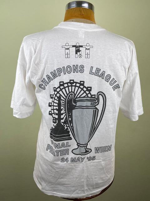 T-Shirt • 1995 • Champions League • AC Milan vs Ajax • Bootleg T-Shirt - Calcio 90