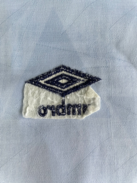 Match Shirt • Club • Lazio • 1989 • Umbro • Home • #4 • Match Worn