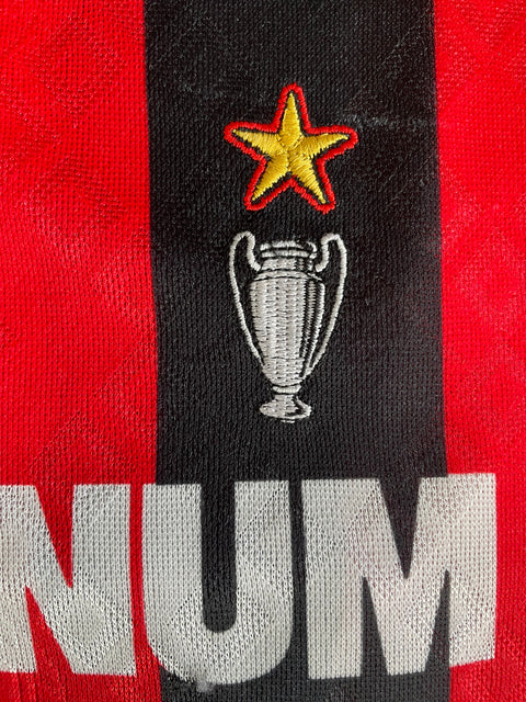 Store Shirt • AC Milan • 1989 • Kappa • Home • #8 • Frank Rijkaard • Size M