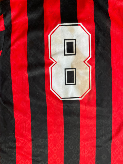 Store Shirt • AC Milan • 1989 • Kappa • Home • #8 • Frank Rijkaard • Size M