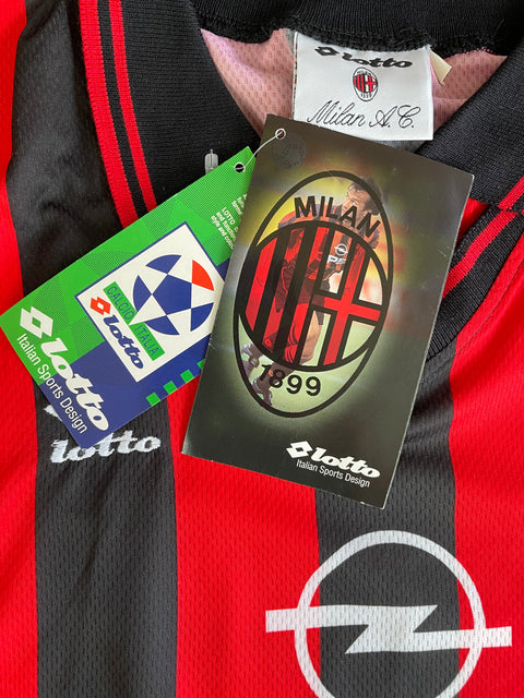 Store Shirt • AC Milan • 1996 • Lotto • Home • Size L • BNWT