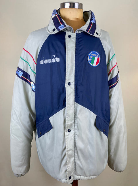Player Issue Training • Italia • 1990 • Diadora Player Issue Bench Coat