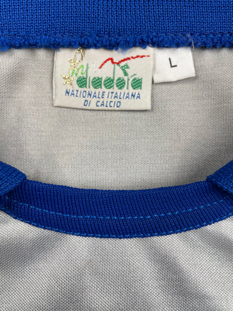 Match Shirt • National • Italia • 1992 • Diadora • Keeper • #1 • Gianluca Pagliuca • vs Norway • Euro 92 Qualifiers
