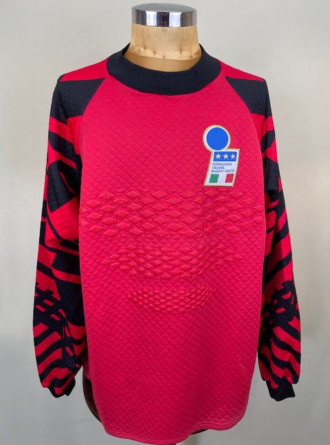 Match Shirt • National • Italia • 1995 • Nike • Keeper • 12 • Match Worn - Calcio 90