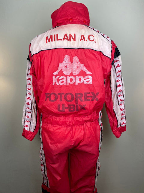 Player Issue Training • AC Milan • 1986 • Kappa All - In - One Suit - Calcio 90