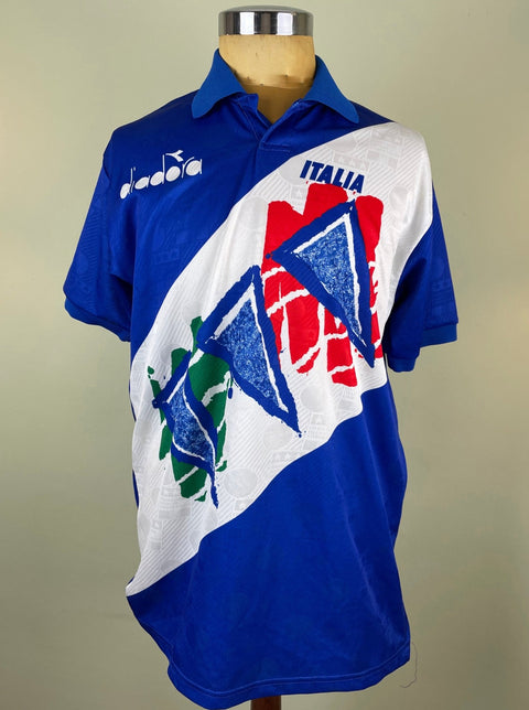 Player Issue Training • Italia • 1994 • Paolo Maldini • Diadora Training Top - Calcio 90