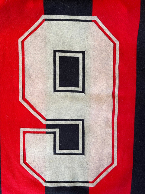 Store Shirt • AC Milan • 1988 • Kappa • Home • #9 • Marco Van Basten • Size S