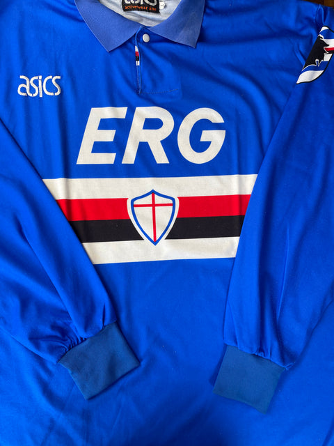 Store Shirt • Sampdoria • 1992 • Asics • Size L