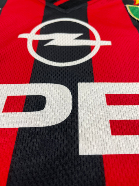 Match Shirt • Club • AC Milan • 1996 • Lotto • Home • #7 • Gianluigi Lentini • Match Prepared