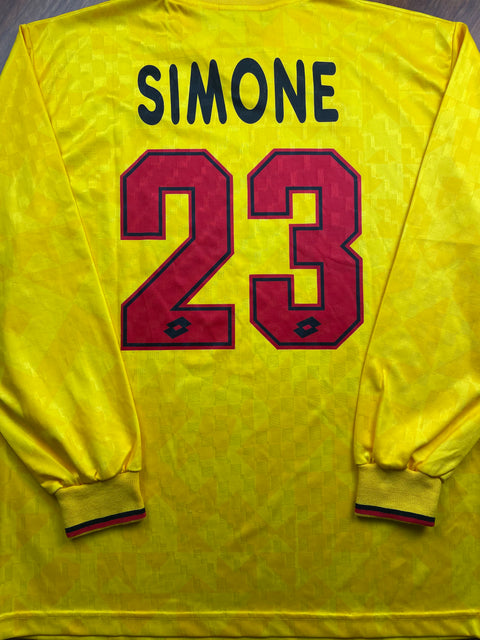 Match Shirt • Club • AC Milan • 1995 • Lotto • Third • #23 • Marco Simone • Match Prepared