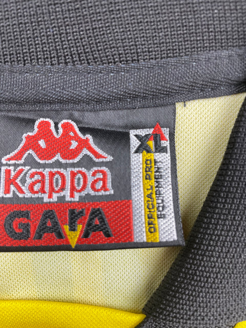 Match Shirt • Club • Juventus • 1996 • Kappa • Keeper • #1 • Angelo Peruzzi • Champions League • Match Worn