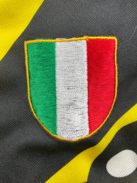 Match Shirt • Club • Juventus • 1996 • Kappa • Keeper • #1 • Angelo Peruzzi • Champions League • Match Worn