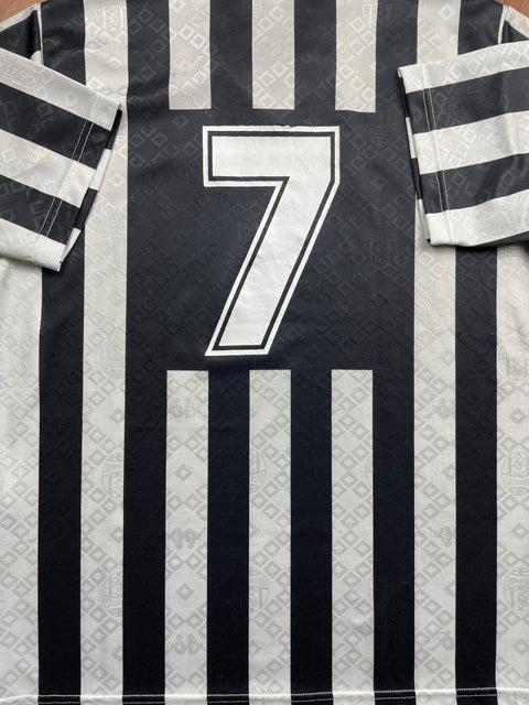 Match Shirt • Club • Juventus • 1992 • Kappa • Home • #7 • Antonio Conte • Match Worn