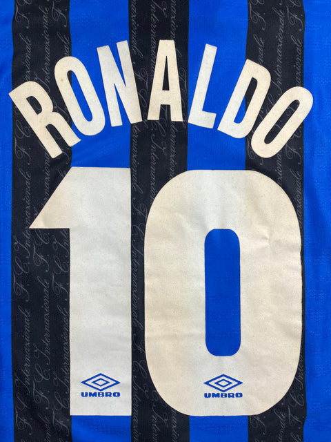 Store Shirt • Inter Milan • 1997 • Umbro • Home • Ronaldo • Size XL