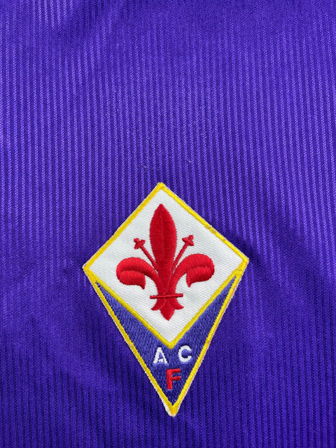 Match Shirt • Club • Fiorentina • 1996 • Reebok • Home • #11 • Luis Oliveira • Match Prepared