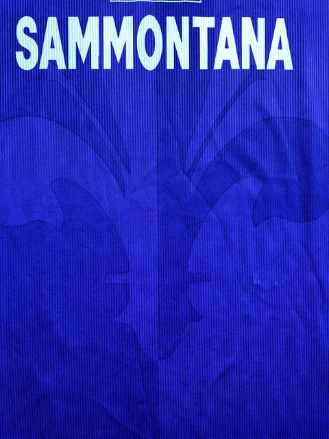 Match Shirt • Club • Fiorentina • 1996 • Reebok • Home • #11 • Luis Oliveira • Match Prepared