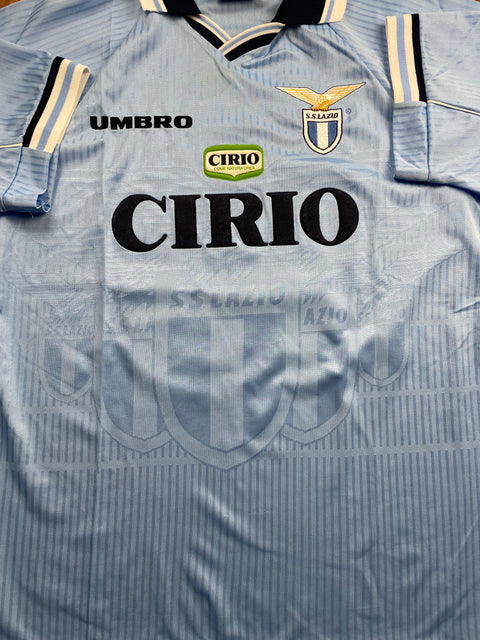 Store Shirt • Lazio • 1997 • Umbro • Home • Roberto Mancini • Size XL