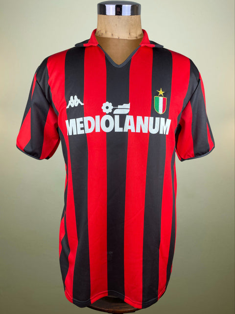 Match Shirt • Club • AC Milan • 1988 • Kappa • Home • #8 • Frank Rijkaard • Match Worn