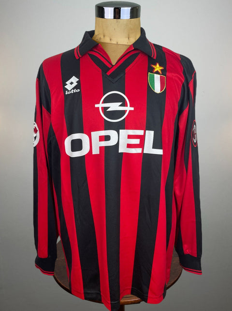 Match Shirt • Club • AC Milan • 1996 • Lotto • Home • #22 • Edgar Davids • vs Inter Milan