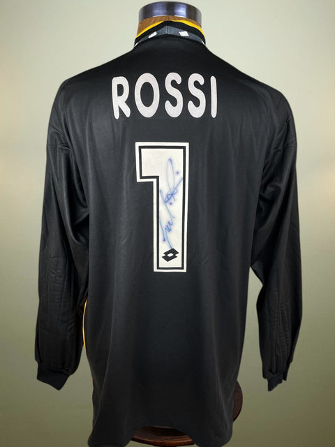 Match Shirt • Club • AC Milan • 1996 • Lotto • Keeper • 1 • Sebastiano Rossi • Match Worn - Calcio 90