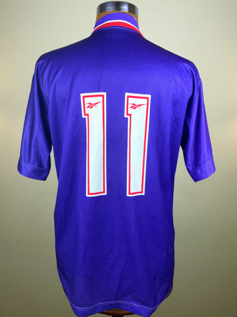 Match Shirt • Club • Fiorentina • 1996 • Reebok • Home • #11 • Luis Oliveira • Match Prepared