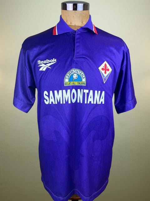Match Shirt • Club • Fiorentina • 1996 • Reebok • Home • 11 • Luis Oliveira • Match Prepared - Calcio 90