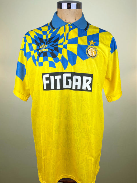 Match Shirt • Club • Inter • 1991 • Umbro • Third • #11 • Davide Fontolan • Match Worn