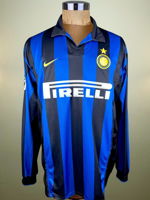 Match Shirt • Club • Inter • 1998 • Nike • Home • 18 • Ivan Zamorano • Match Worn - Calcio 90