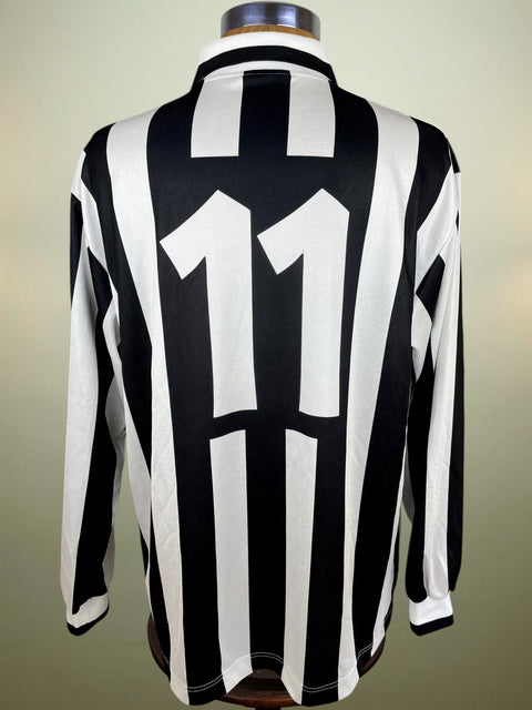 Match Shirt • Club • Juventus • 1994 • Kappa • Home • 11 • Fabrizio Ravanelli • Match Worn - Calcio 90