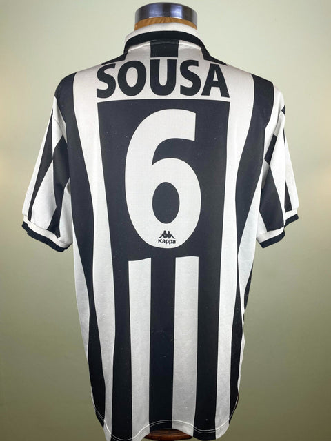 Match Shirt • Club • Juventus • 1995 • Kappa • Home • 6 • Paolo Sousa • Match Worn - Calcio 90