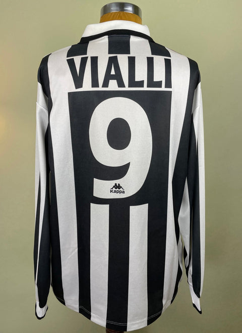 Match Shirt • Club • Juventus • 1995 • Kappa • Home • 9 • Gianluca Vialli • Match Worn - Calcio 90